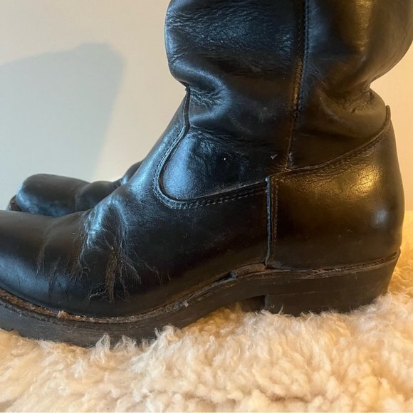 Dayton Vintage Black Motorcycle Boots main image 12